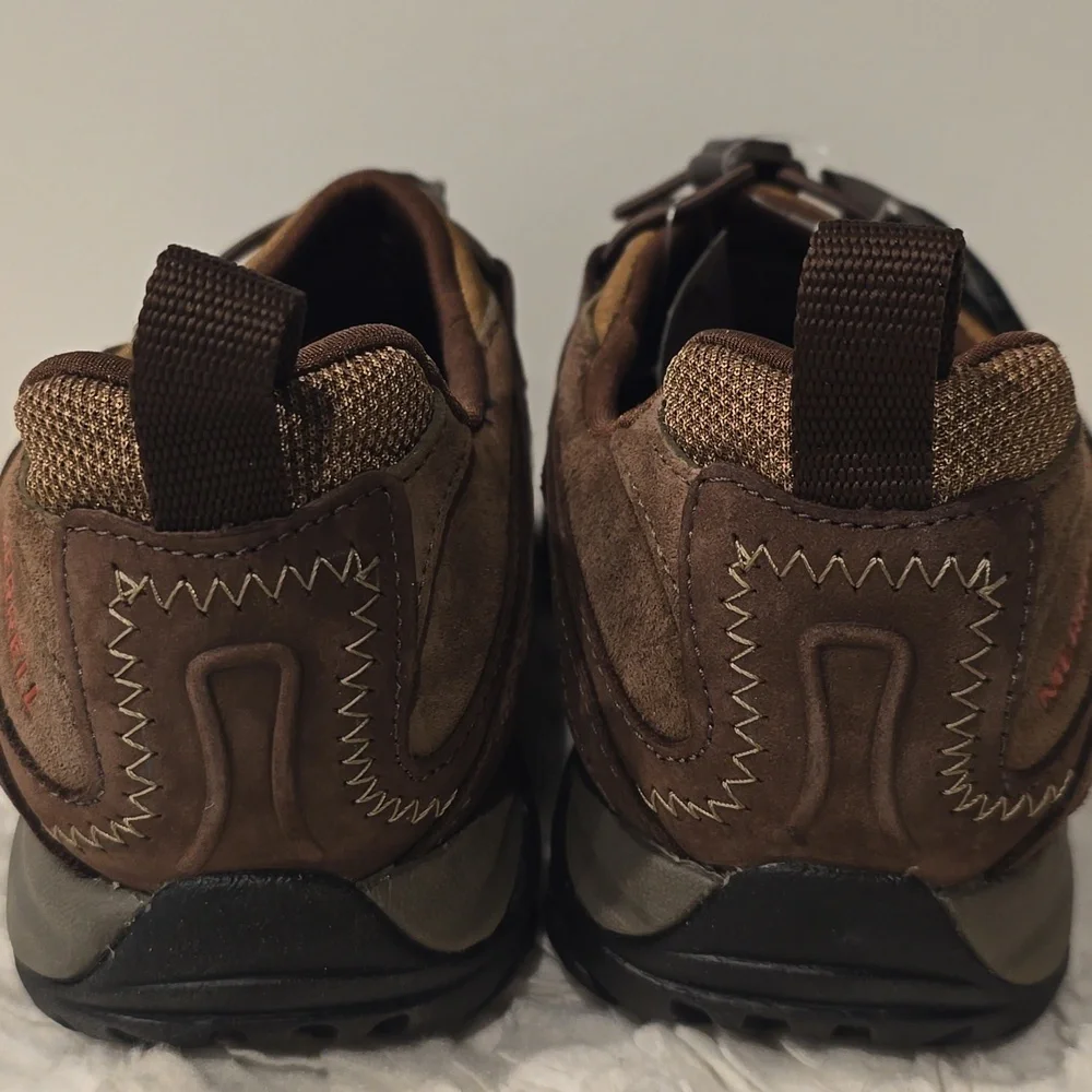 Merrell Siren Stretch Women's Brown And Orange Size 7 Hiking Shoes - Picture 4 of 11